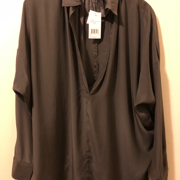 NWT Vince small silk blouse - Picture 3 of 7